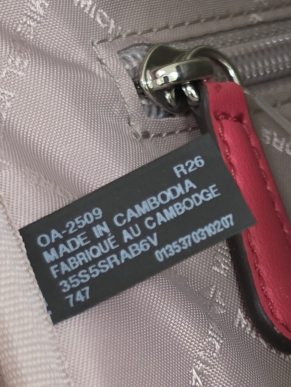 Michael Kors Rhea Medium Color-Block Logo PIink Backpack - Picture 6 of 9